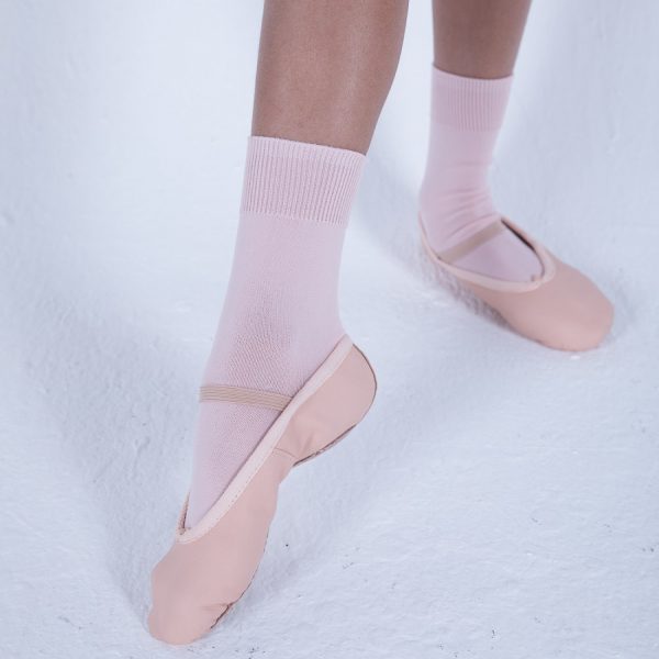 Wide Fitting Freed Aspire Pink Canvas Ballet Shoes 