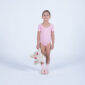 pink Short Sleeve Leotard