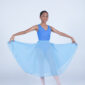 Blue Chiffon Ballet Skirt