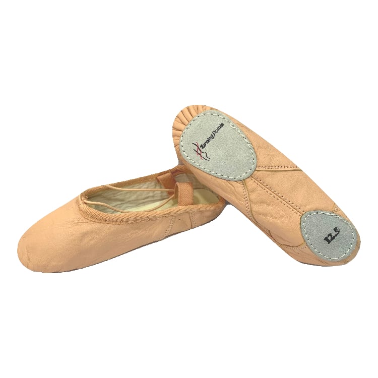 Split Sole Pink Ballet Shoes Turning Pointe