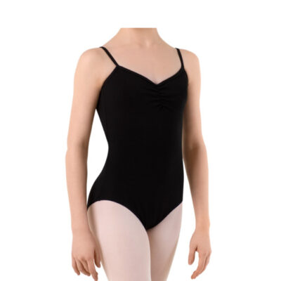 black camisole leotard